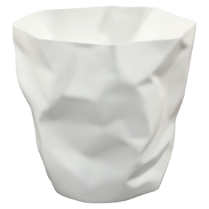 Lava Trash Bin - White 