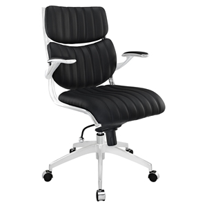 Escape Mid Back Office Chair - Adjustable Height, Swivel, Armrest 