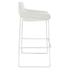 Garner Upholstery Bar Stool - White (Set of 4) - EEI-1365-WHI