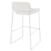 Garner Upholstery Bar Stool - White (Set of 4) - EEI-1365-WHI