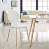 Path Dining Side Chair - White - EEI-1053-WHI