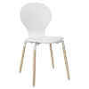Path Dining Side Chair - White - EEI-1053-WHI