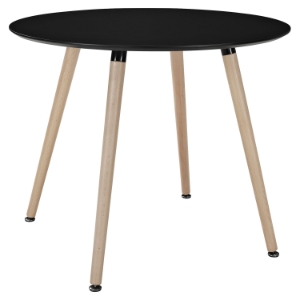 Track Circular Dining Table - Black 
