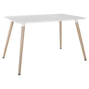 Field White Dining Table 