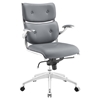 Push Mid Back Office Chair - Adjustable Height, Swivel, Armrest - EEI-1062