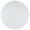 Platter White Dining Table - EEI-1064-WHI