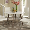 Platter White Dining Table - EEI-1064-WHI