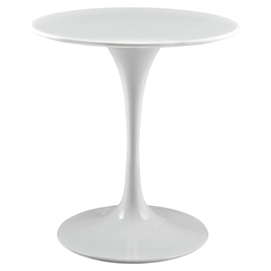 Lippa 28" Wood Top Dining Table - White 