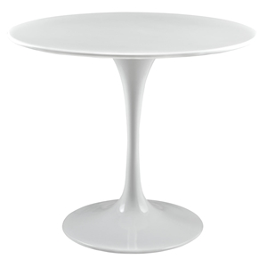 Lippa 36" Wood Top Dining Table - White 