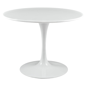 Lippa 40" Wood Top Dining Table - White 