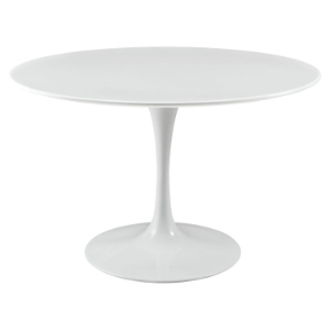 Lippa 47" Wood Top Dining Table - White 