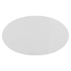 Lippa 60" Wood Top Dining Table - Oval, White - EEI-1121-WHI