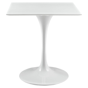 Lippa 28" Square Wood Top Dining Table - White 