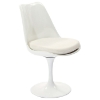Lippa Saarinen Inspired White Side Chair - EEI-115