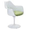 Lippa Saarinen Inspired White Armchair - EEI-116