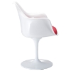 Lippa Saarinen Inspired White Armchair - EEI-116