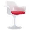 Lippa Saarinen Inspired White Armchair - EEI-116