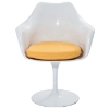 Lippa Saarinen Inspired White Armchair - EEI-116