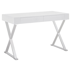 Sector Rectangular Office Desk - White 
