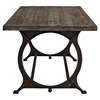 Effuse Wood Top Dining Table - Brown - EEI-1205-BRN