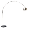 Sunflower Classic Arch Floor Lamp with Round Marble Base - EEI-124