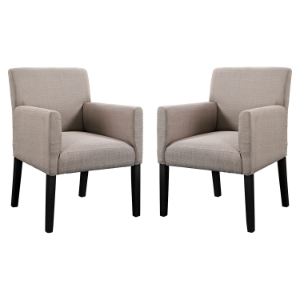 Chloe Upholstery Armchair - Beige (Set of 2) 