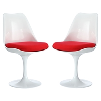 Lippa Dining Side Chair - Red (Set of 2)