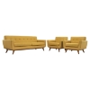 Engage 3 Pieces Armchair and Sofa - Tufted - EEI-1345