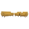 Engage 3 Pieces Armchair and Loveseat - Tufted - EEI-1347