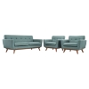 Engage 3 Pieces Armchair and Loveseat - Tufted - EEI-1347