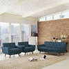 Engage 3 Pieces Armchair and Loveseat - Tufted - EEI-1347