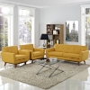 Engage 3 Pieces Armchair and Loveseat - Tufted - EEI-1347
