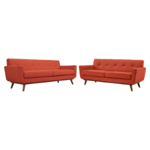 Engage 2 Pieces Loveseat and Sofa - Tufted 