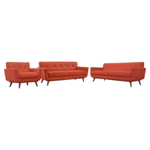 Engage 3 Pieces Sofa Set - Tufted 