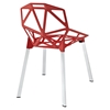 Connections Backrest Dining Chair - Red (Set of 4) - EEI-1359-RED