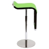 LEM Piston Style Adjustable Height Leather Bar Stool - EEI-138