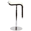 LEM Piston Style Adjustable Height Leather Bar Stool - EEI-138