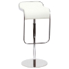 LEM Piston Style Adjustable Height Leather Bar Stool - EEI-138