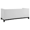 Imperial Bonded Leather Sofa - Button Tufted, White - EEI-1421-WHI