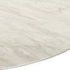 Lippa Saarinen Inspired 48 Inch Round Marble Top Dining Table - EEI-143