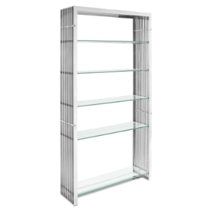 Gridiron Stainless Steel Bookshelf 