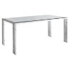 Gridiron Stainless Steel Dining Table - EEI-1434-SLV
