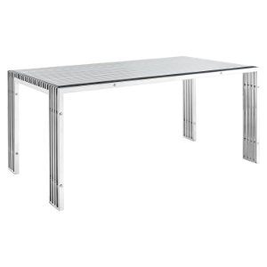 Gridiron Stainless Steel Dining Table 