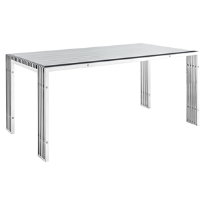 Gridiron Stainless Steel Dining Table 