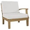 Marina 8 Pieces Outdoor Patio Teak Sofa Set - Natural White - EEI-1817-NAT-WHI-SET