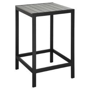 Maine Outdoor Patio Bar Table - Brown, Gray 