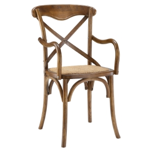 Gear Wood Dining Armchair - Walnut 