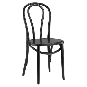 Eon Wood Dining Side Chair - Black 