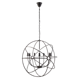 Atom Black Chandelier 