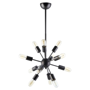Spectrum Metal Chandelier - Black 